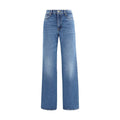 7FOR Blue Flared Cotton Jeans