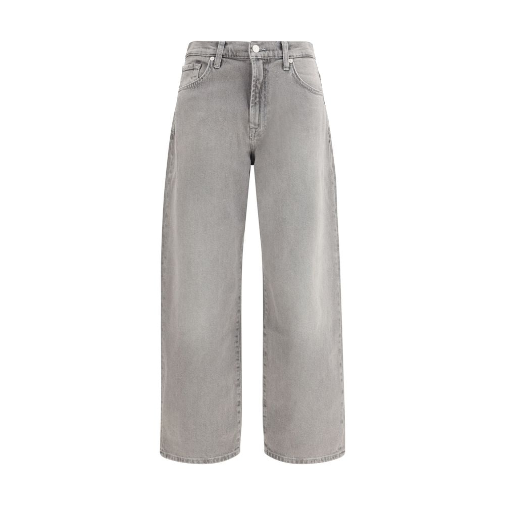 7FOR Graue Jeans aus Baumwolle im Relaxed Fit
