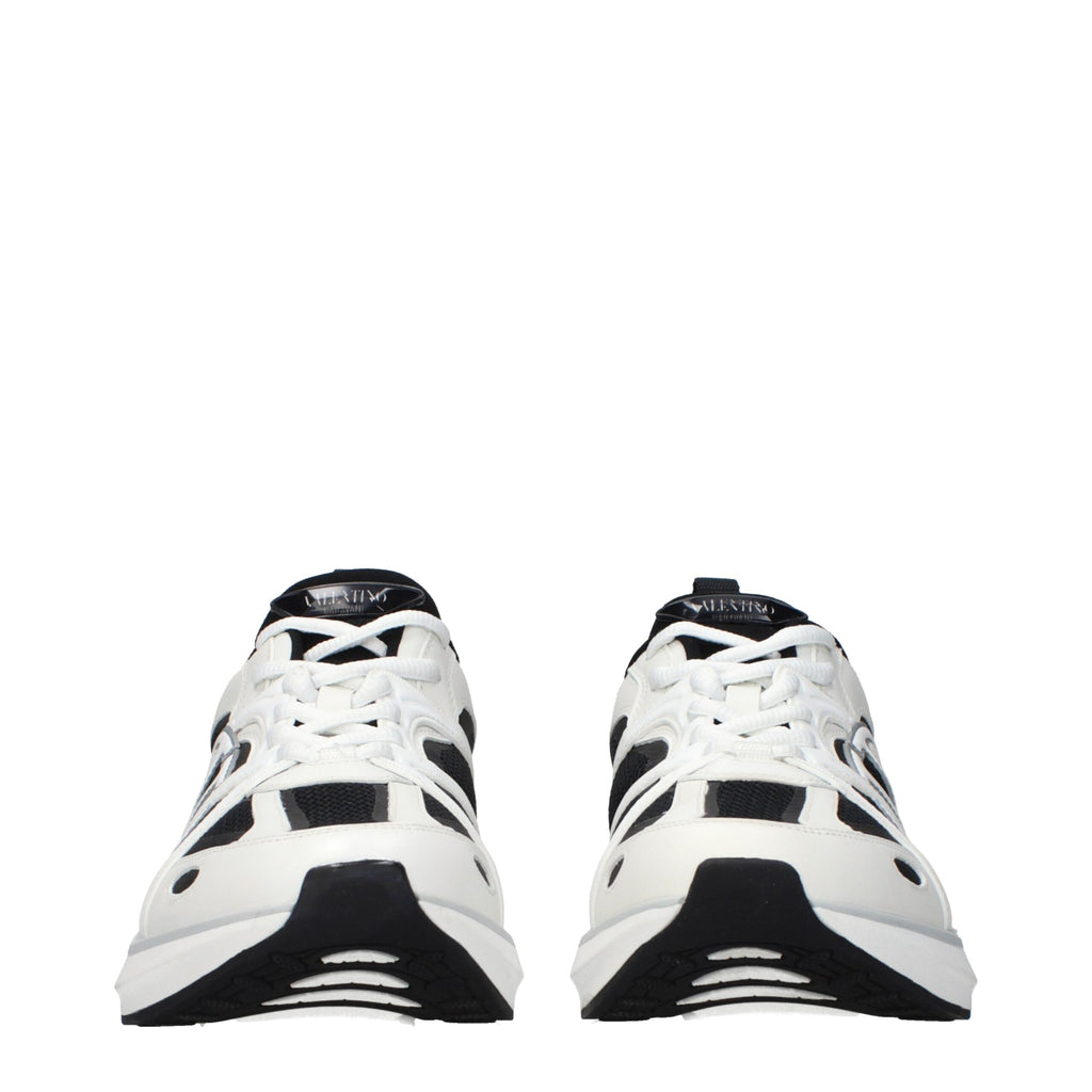 Valentino Garavani Weiße Stoff-Sneaker im Athletic-Look