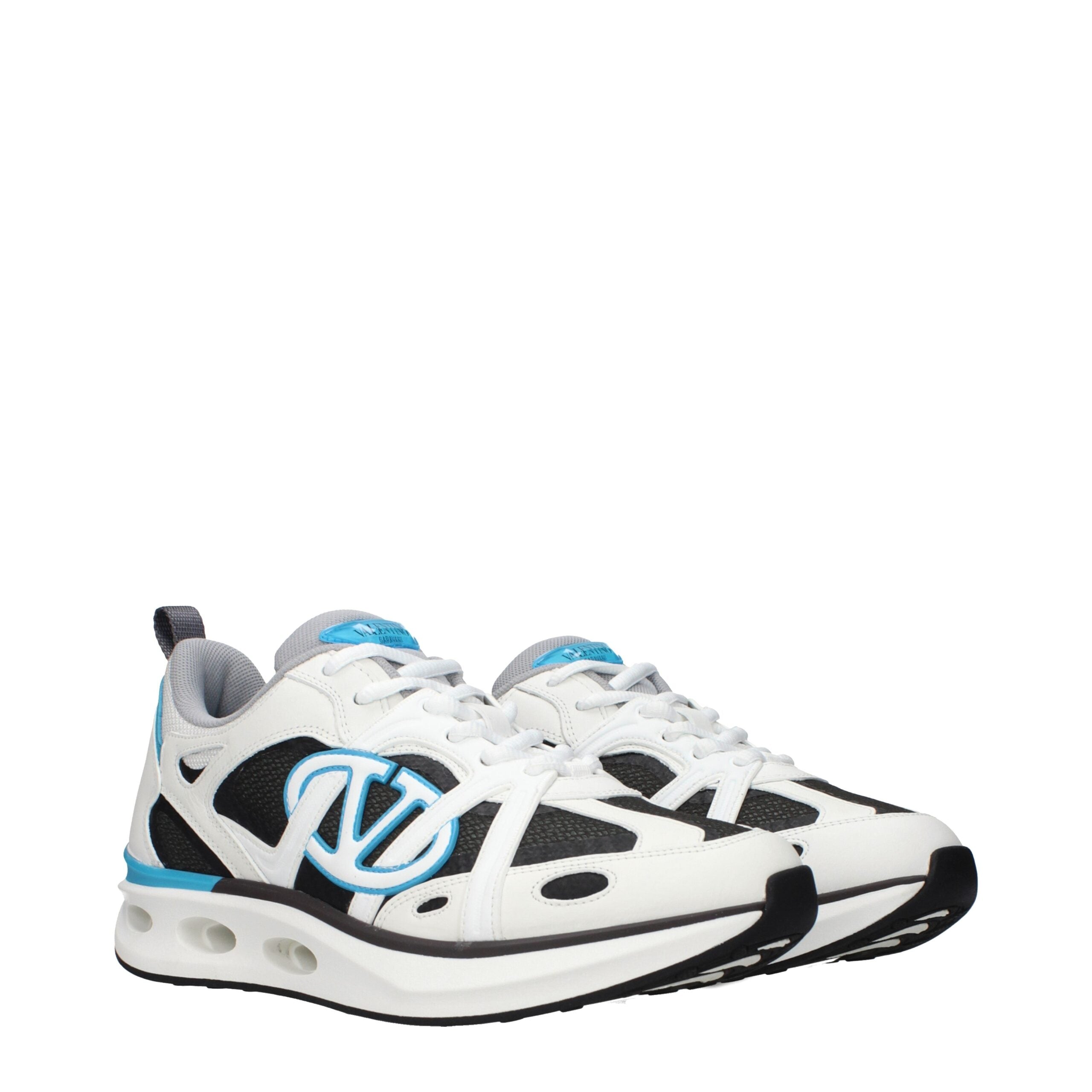 Valentino Garavani Weiße Stoff-Sneaker im Athletic-Look