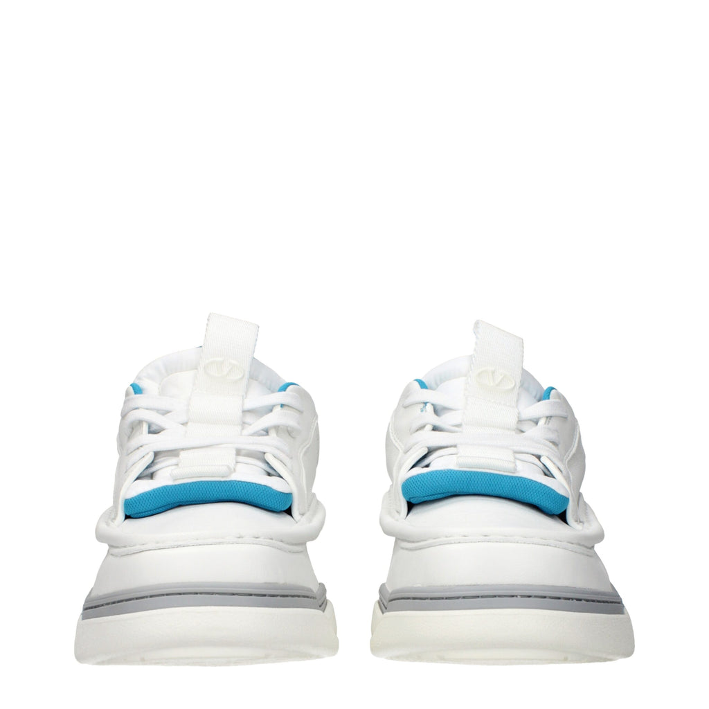 Valentino Garavani Weiße Low-Top-Sneaker aus Leder
