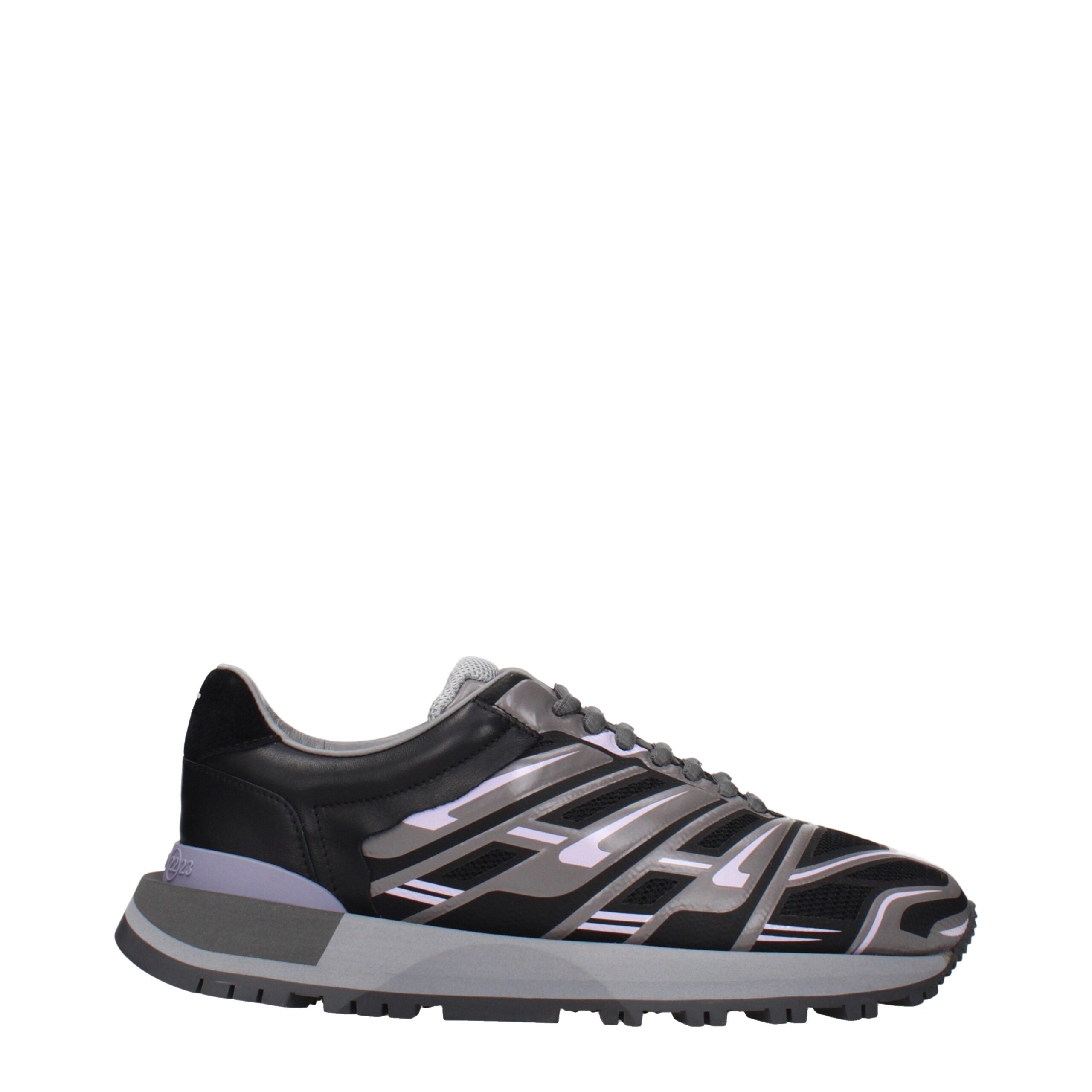 Maison Margiela Schwarze Stoff-Sneaker