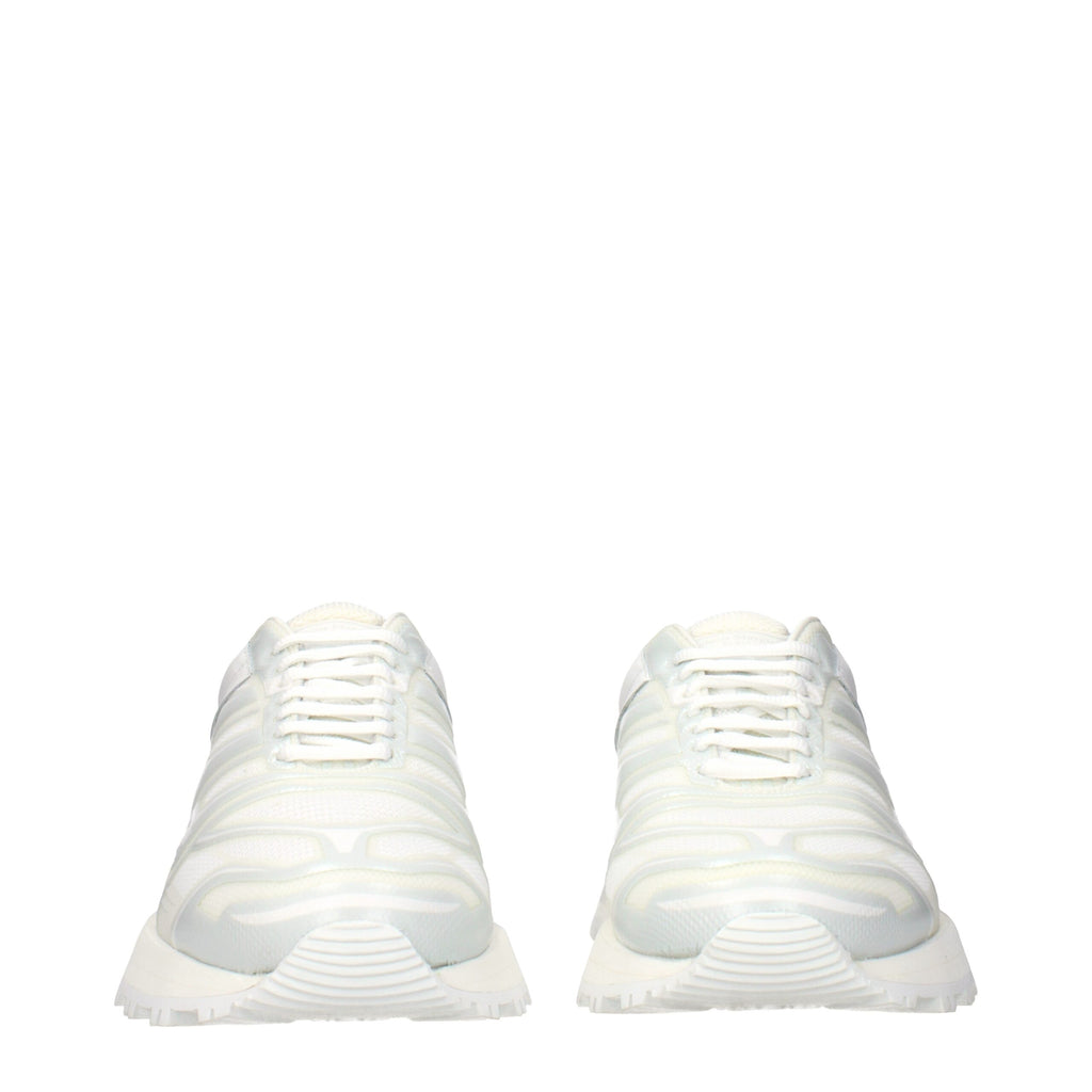Maison Margiela Weiße Stoff-Sneaker im Athletic-Look