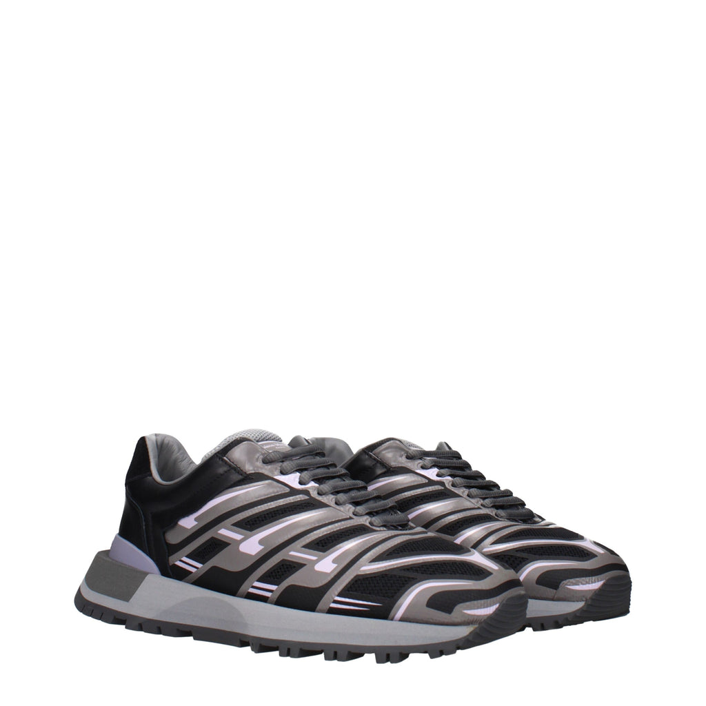 Maison Margiela Schwarze Stoff-Sneaker