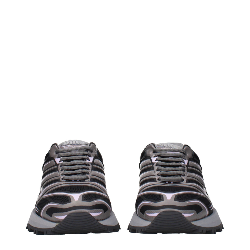 Maison Margiela Schwarze Stoff-Sneaker