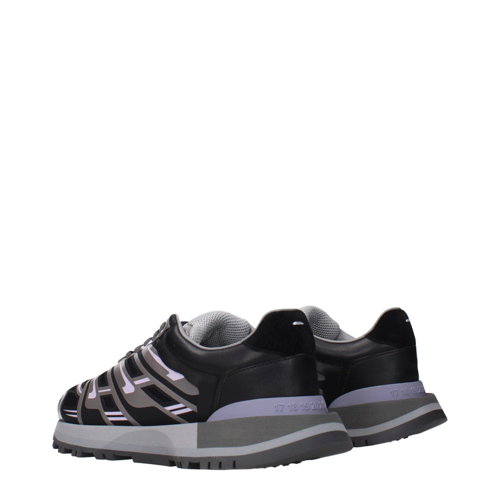 Maison Margiela Schwarze Stoff-Sneaker
