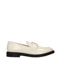 Chloé Beige Leder Slipper-Loafer