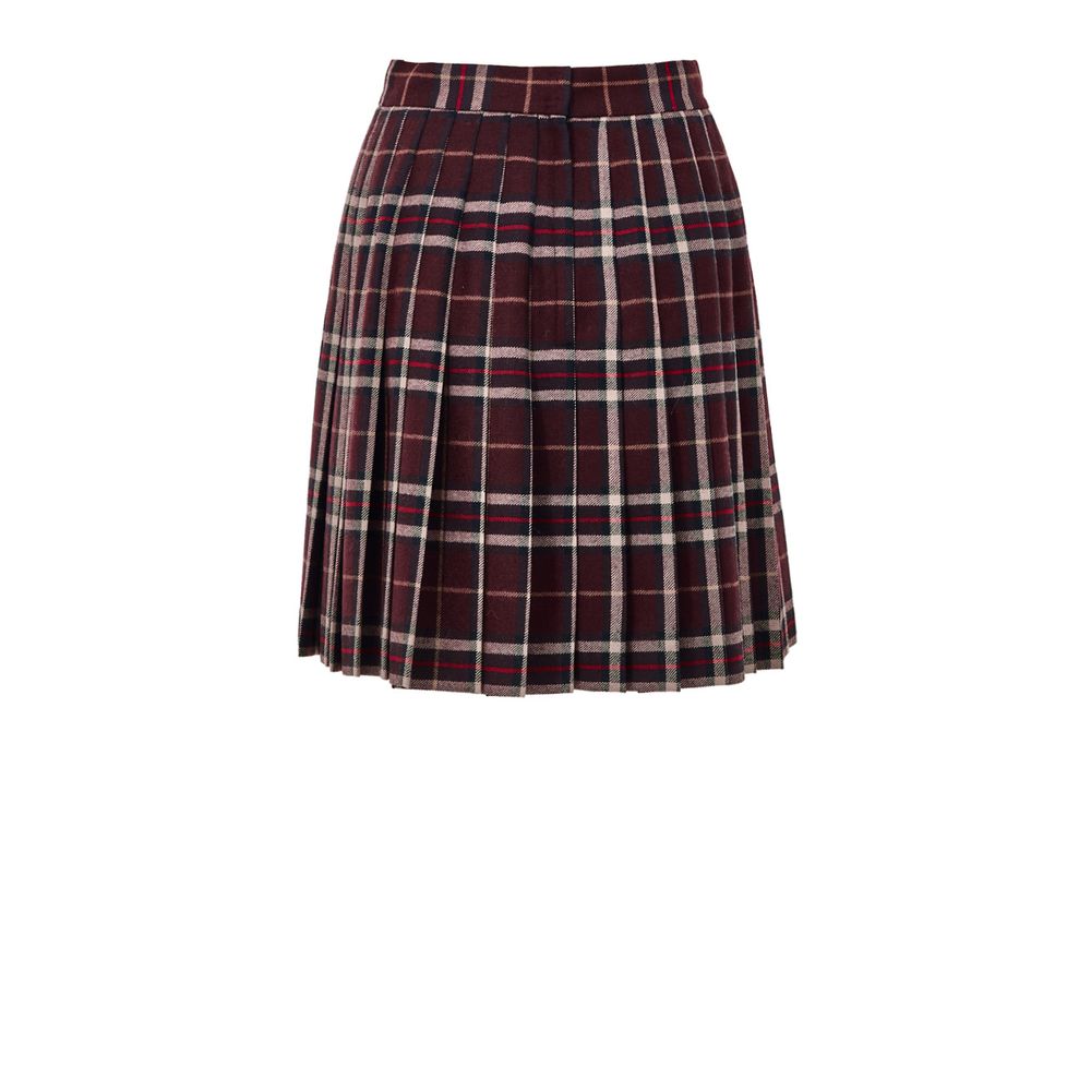 Dolce & Gabbana mini skirt in burgundy wool
