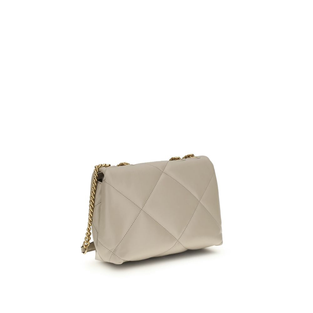 Tory Burch Beige Lambskin Shoulder Bag Ovis Aries Aries