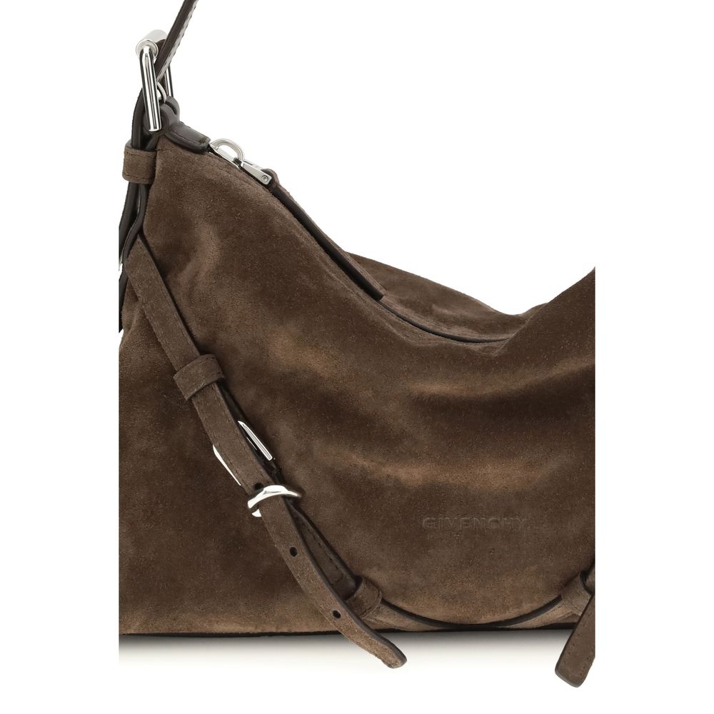 Givenchy Braune Kalbsleder Bos Taurus Schultertasche