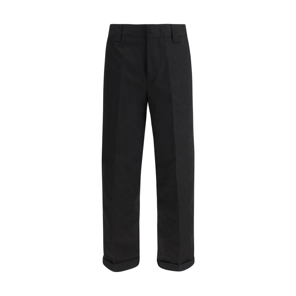 Golden Goose Black Cotton Chino Trousers