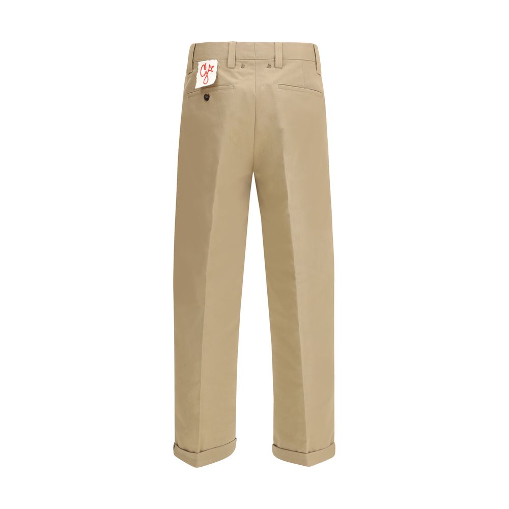 Golden Goose Zweifarbige Baumwoll-Chino-Hose