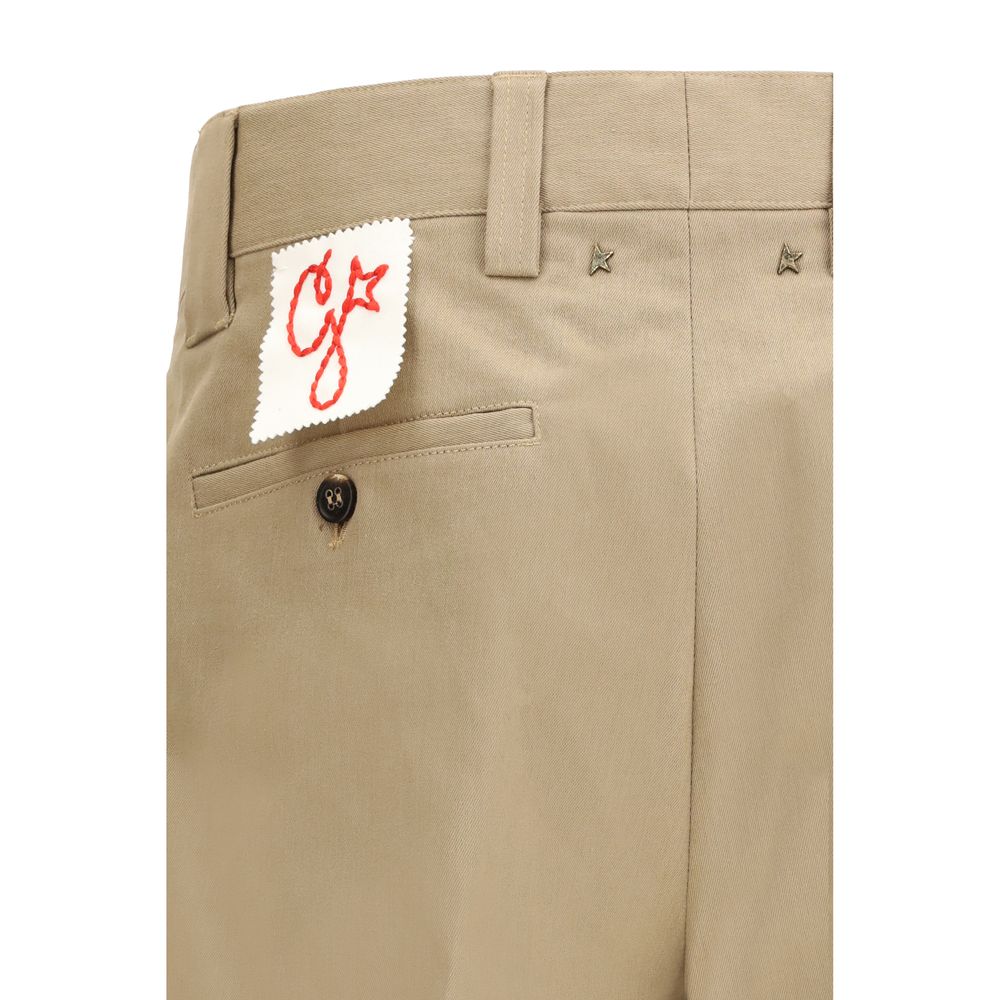 Golden Goose Zweifarbige Baumwoll-Chino-Hose