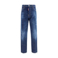 Dsquared² Blue Slim Fit Cotton Jeans