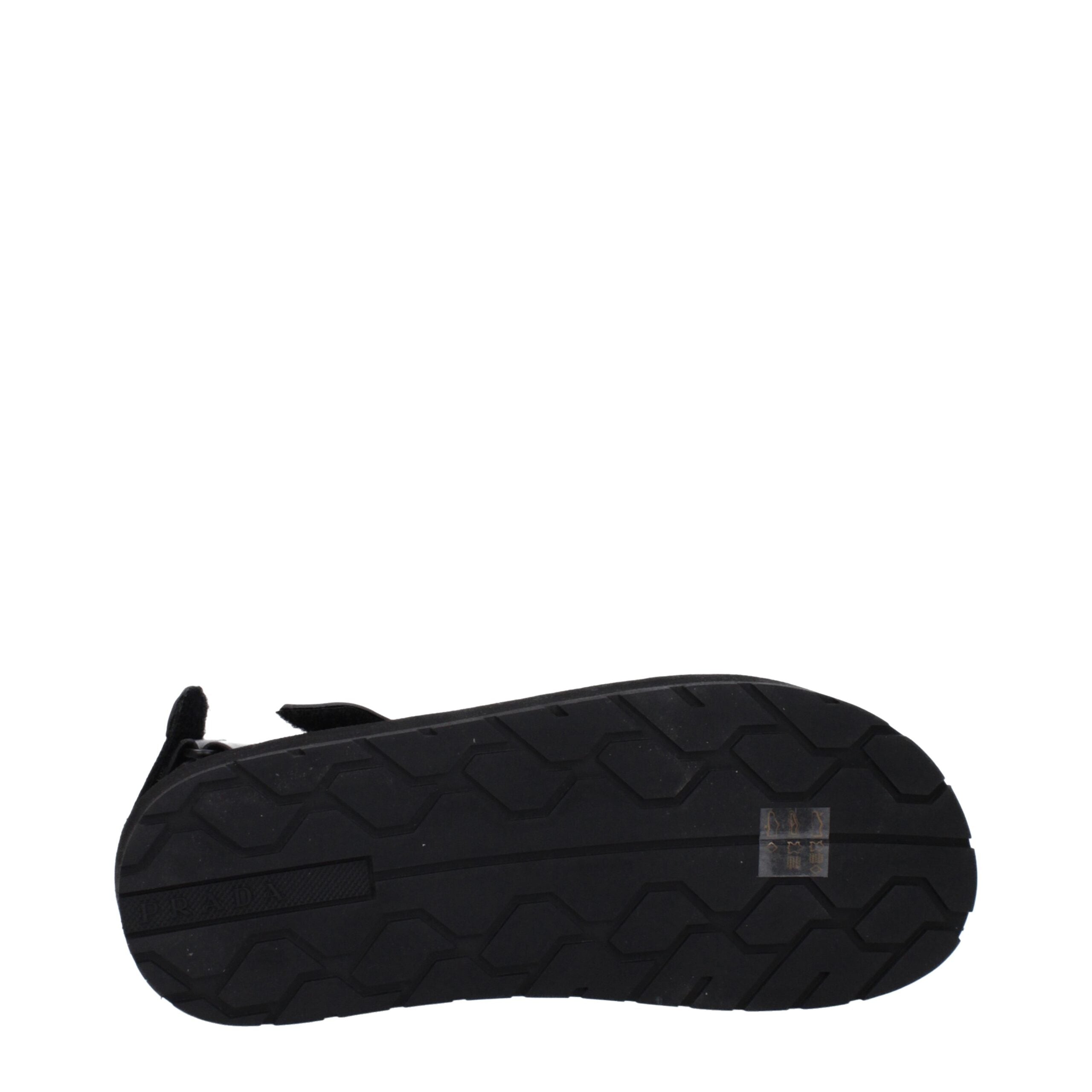 Prada Schwarze Sandalen aus Stoff