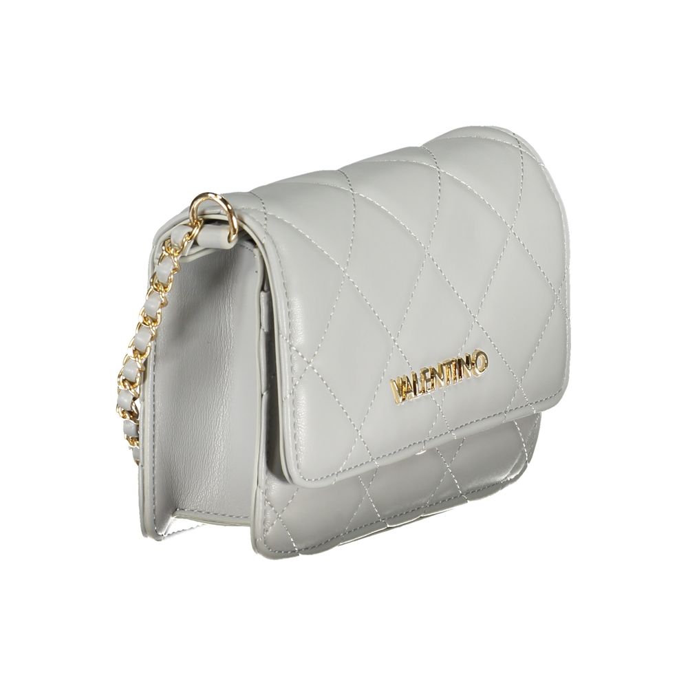 Mario Valentino Women's Handbag in Grey Polyurethane