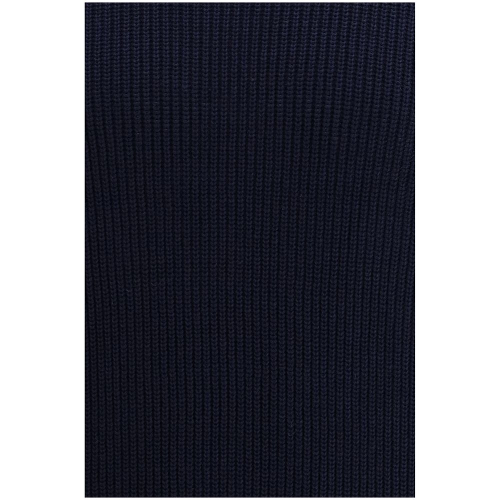 Brunello Cucinelli Blaues Leinen-T-Shirt
