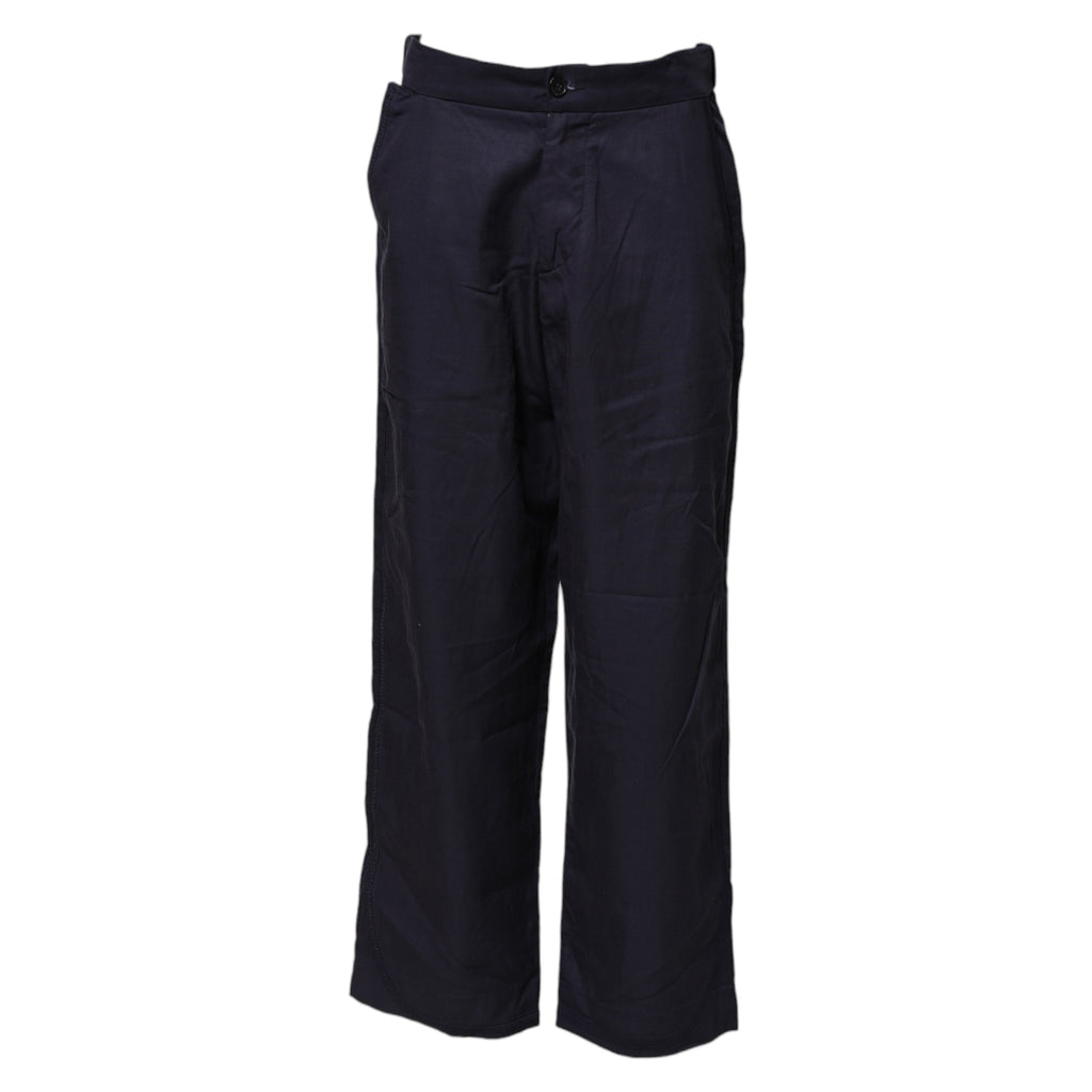 Levi's Navy Blue Straight High-Waist Chino Casual Trousers