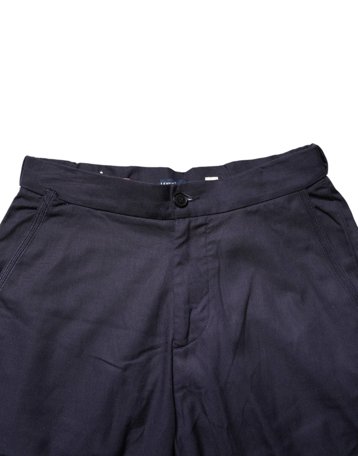 Levi's Marineblaue gerade High-Waist Chino Freizeithose