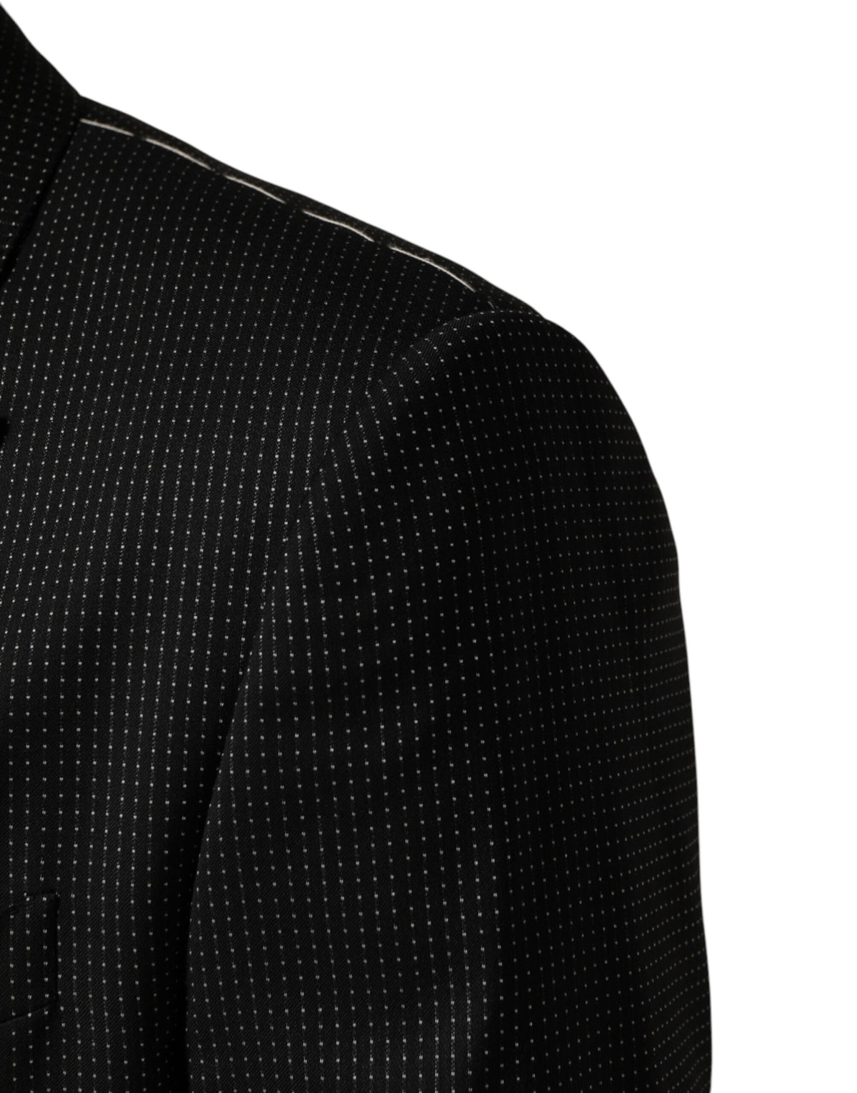 Dolce & Gabbana Schwarzer Fantasy Einreiher-Sakko-Blazer