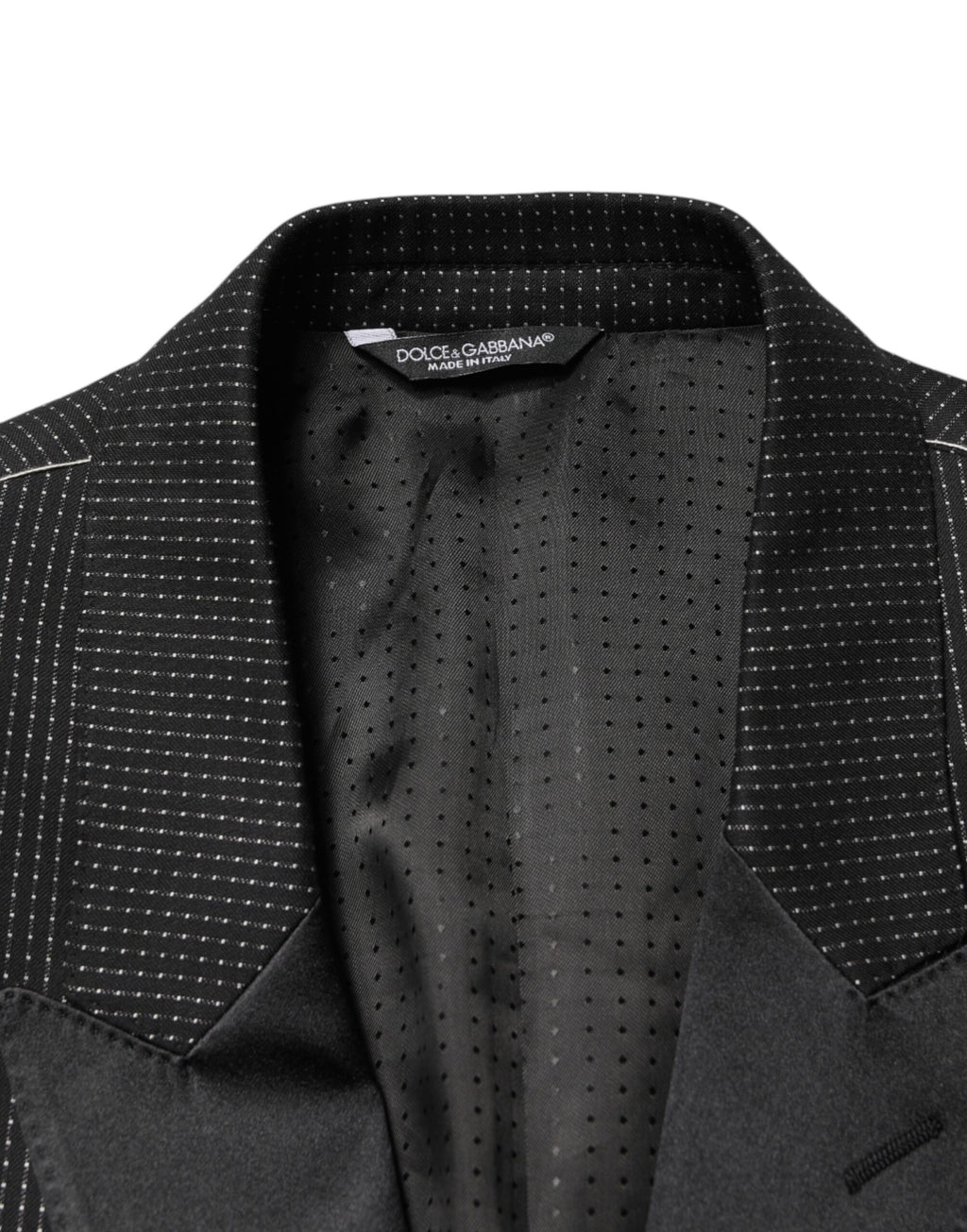 Dolce & Gabbana Schwarzer Fantasy Einreiher-Sakko-Blazer