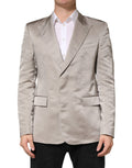 Dolce & Gabbana Men's Beige Silk Blazer
