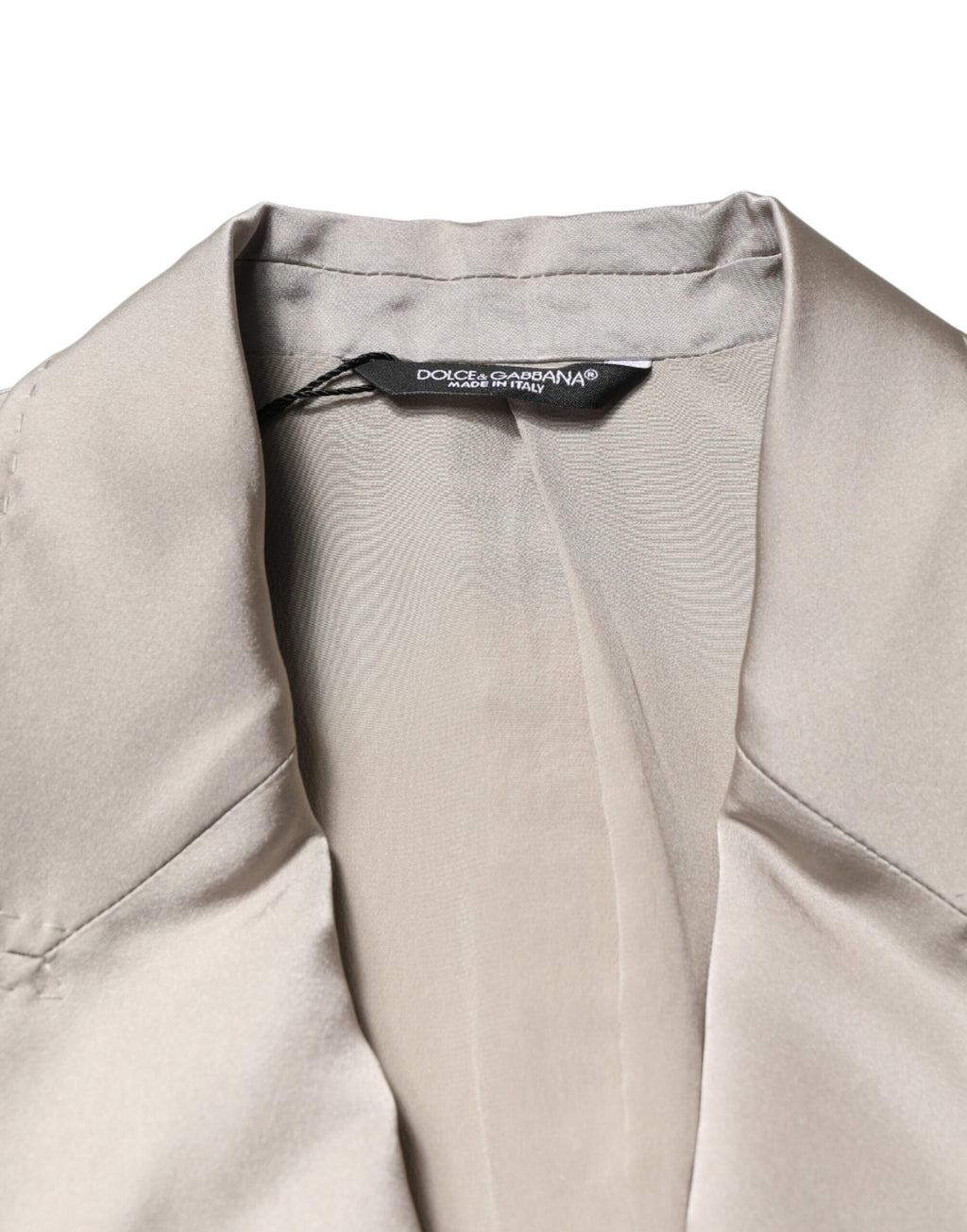 Dolce & Gabbana Men's Beige Silk Blazer