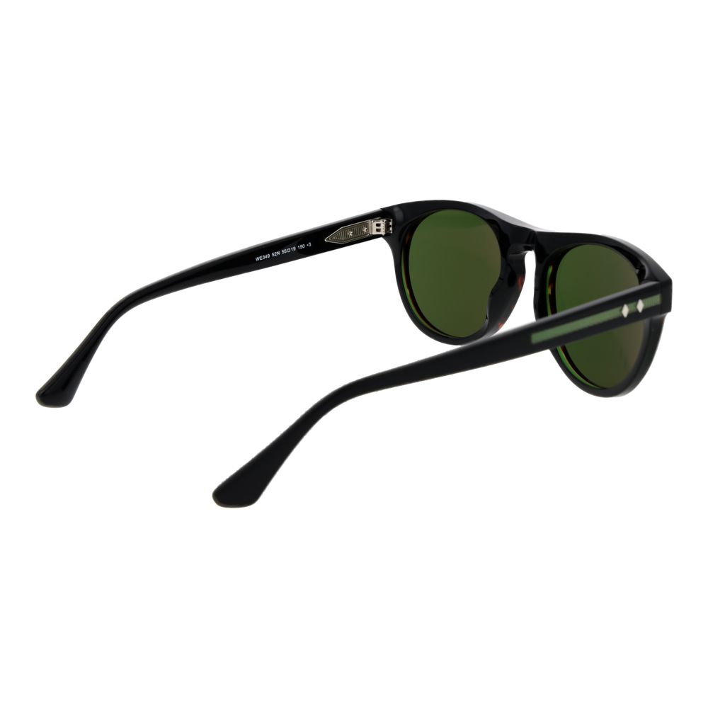 Web brown acetate sunglasses