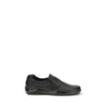 Prada Schwarze "Bos Taurus" Kalbsleder Loafer zum Hineinschlüpfen