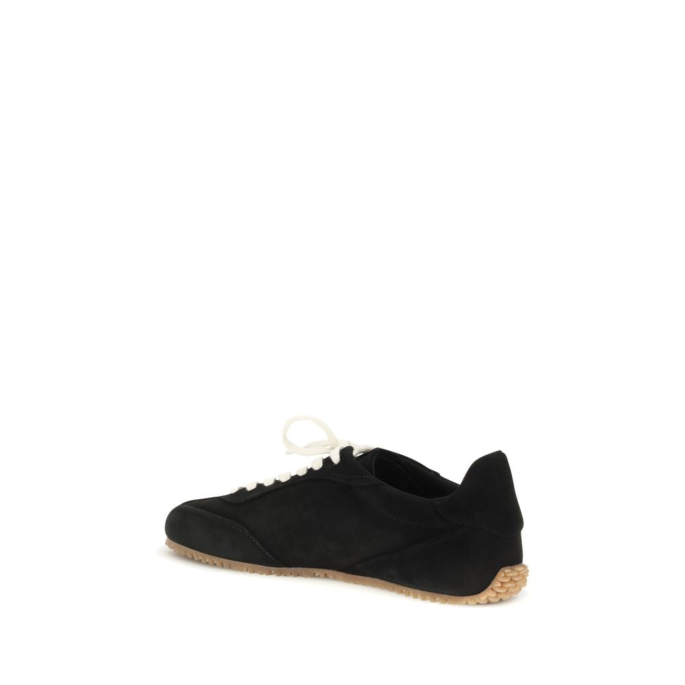 Axel Arigato Schwarze Bos Taurus Kalbsleder Low-Top-Sneaker