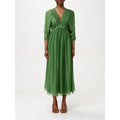 Kaos Two-Tone Silk Casual Dress