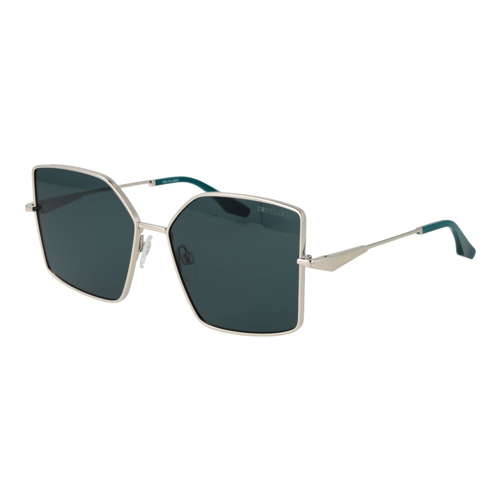 Trussardi sunglasses in silver metal