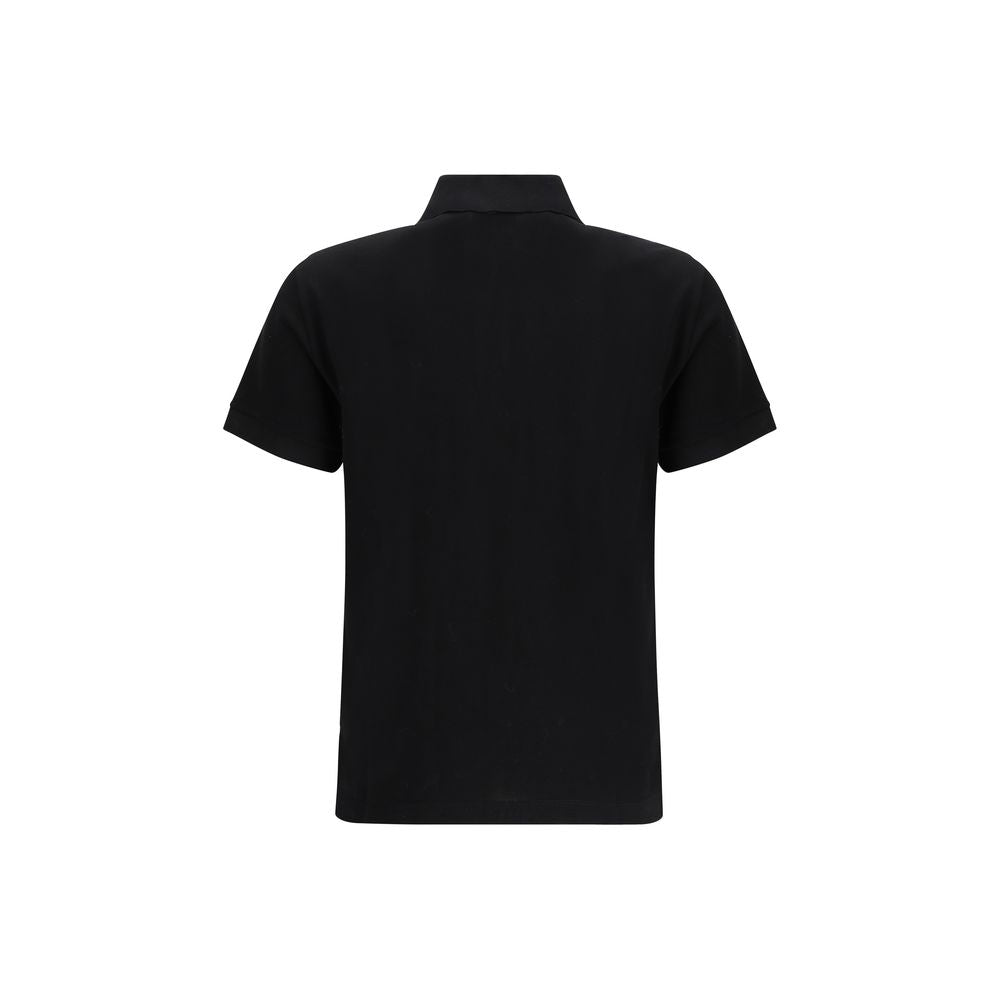Fendi Schwarzes Baumwoll-Poloshirt