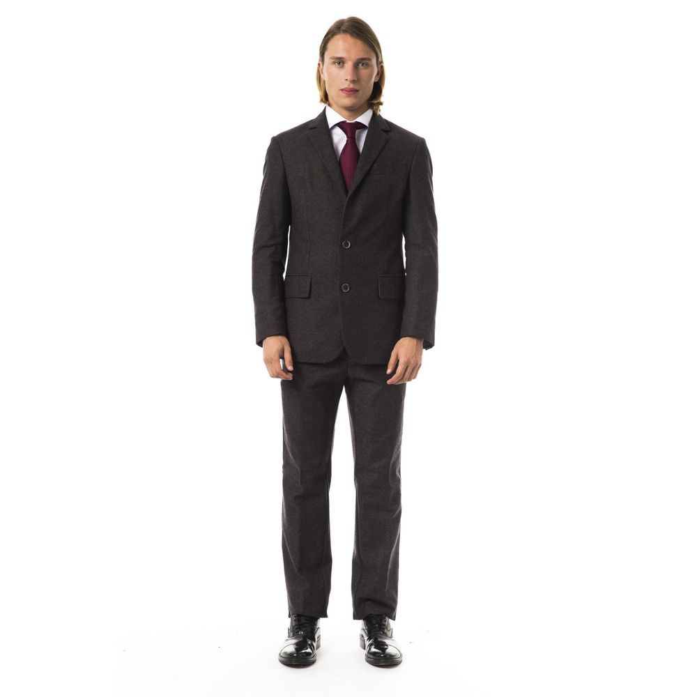 BYBLOS Brown Cotton Two-Piece Set