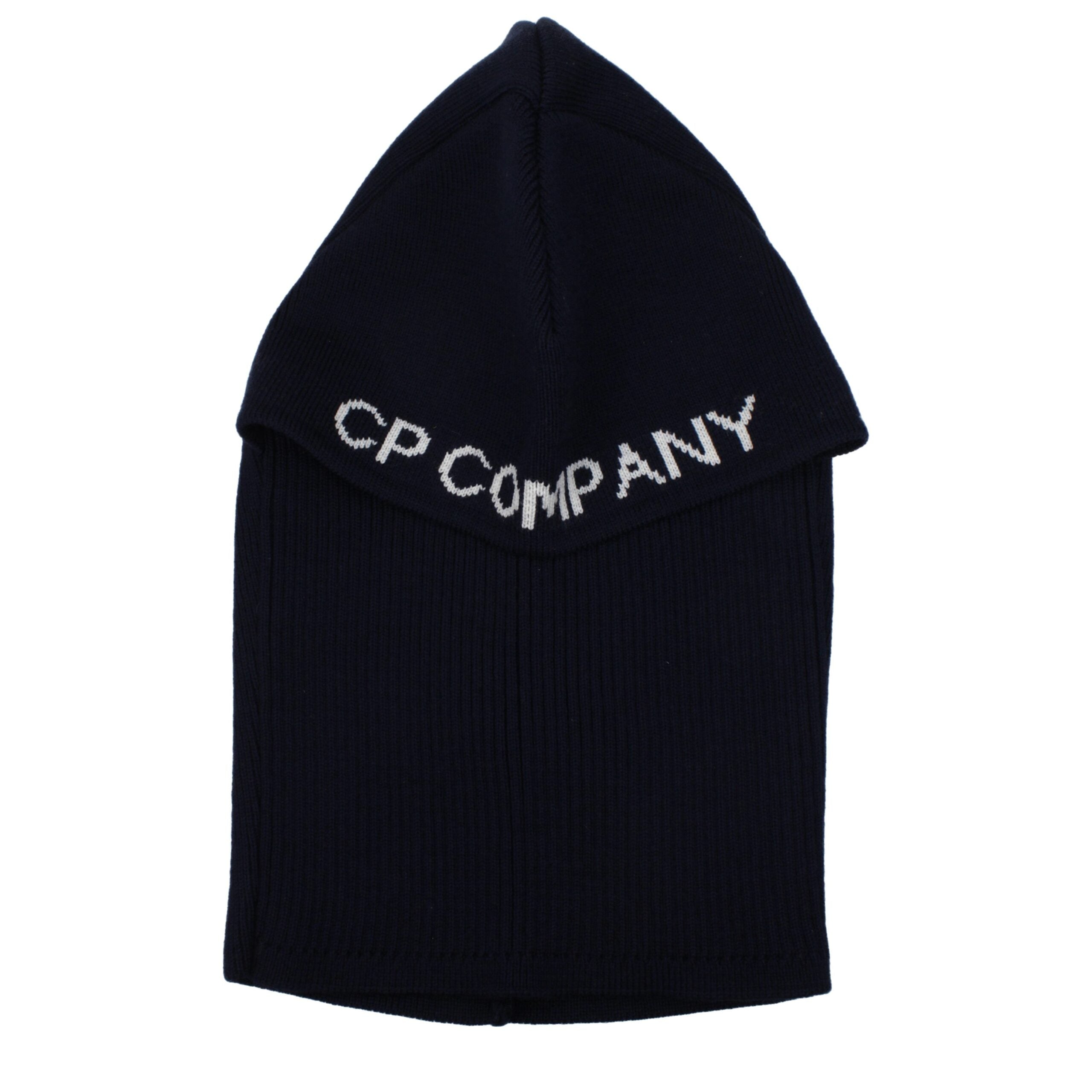 C.P. Company Blaue Wollmütze