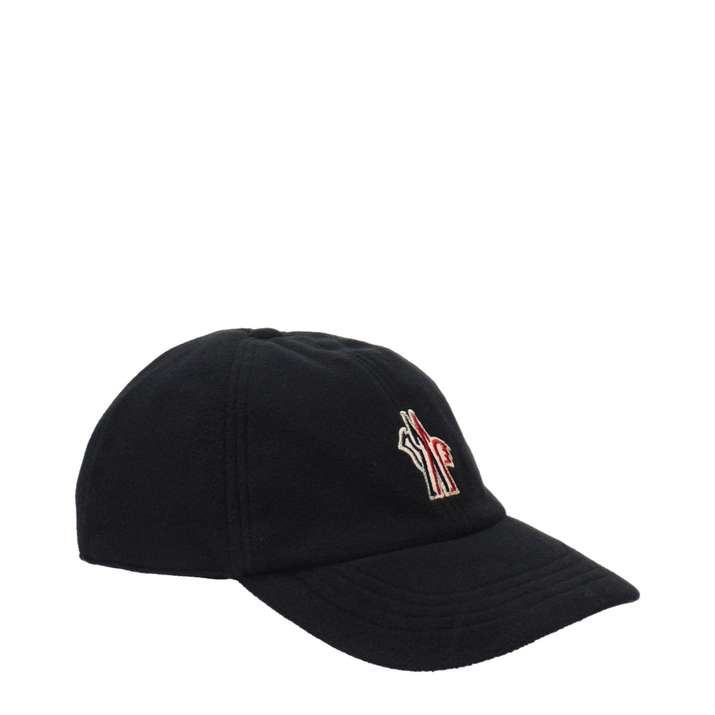Moncler Schwarze Polyester-Kappe (Baseball Cap)