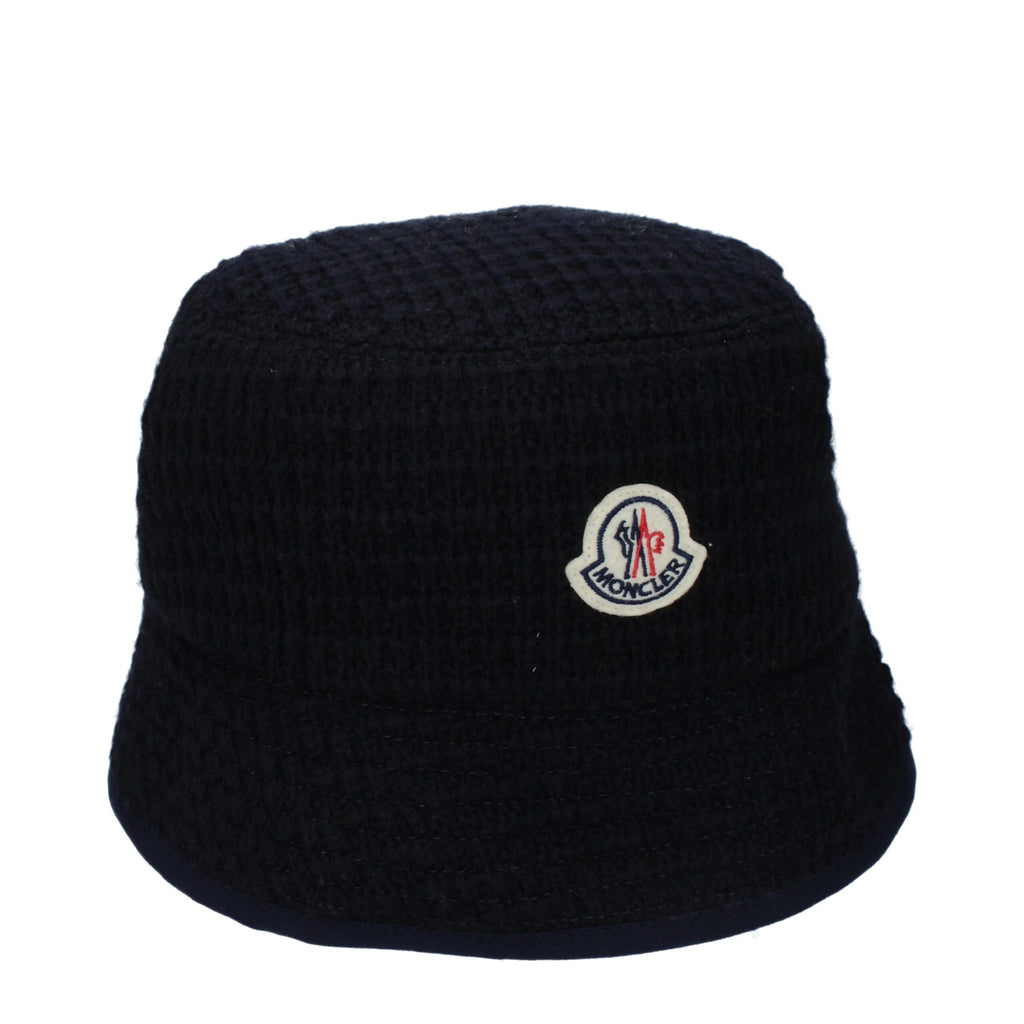 Moncler Blauer Woll-Bucket-Hat