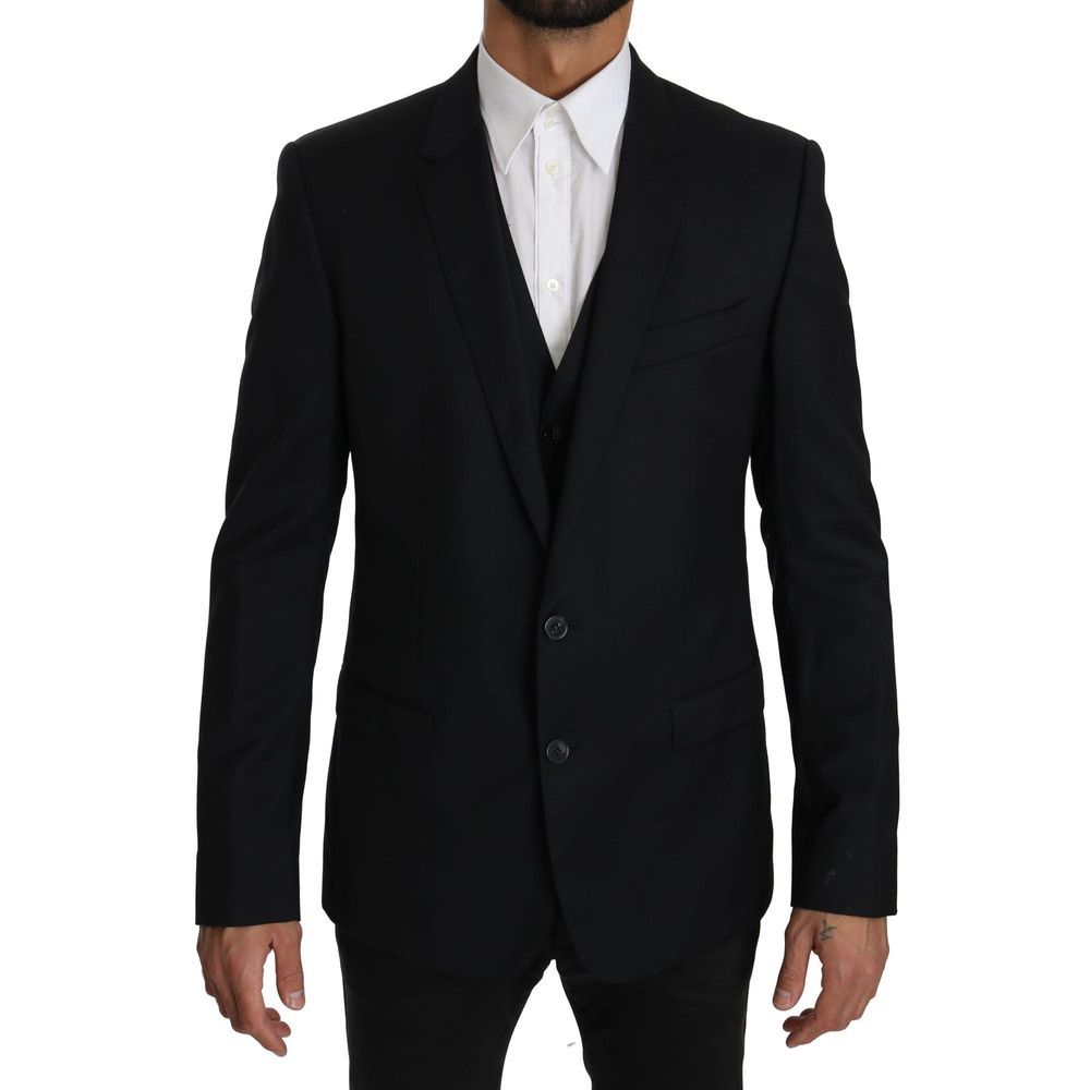Dolce & Gabbana Blauer Viskose-Zweiteiler