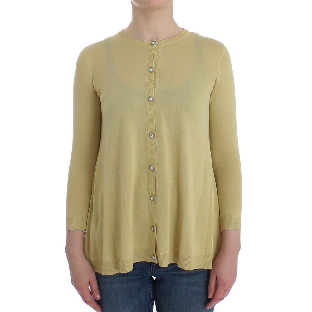 Dolce & Gabbana Two-Tone Silk Cardigan