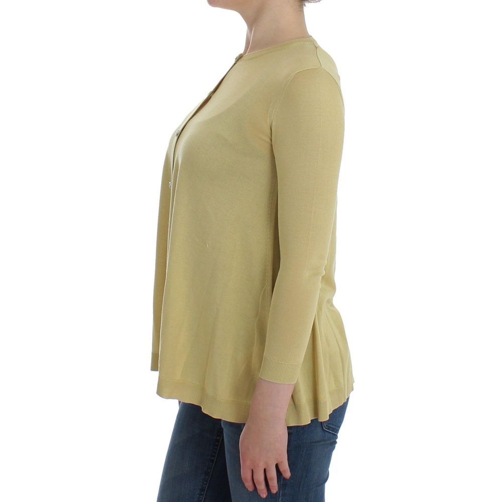 Dolce & Gabbana Two-Tone Silk Cardigan