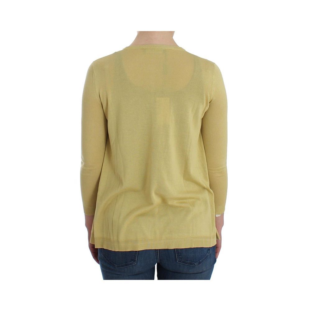 Dolce & Gabbana Two-Tone Silk Cardigan