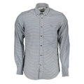 Harmont & Blaine Blaues Baumwollhemd mit Muster