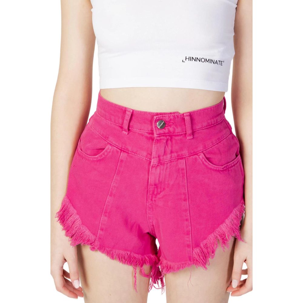 Hinnominate Fuchsia Cotton Shorts and Mini Shorts
