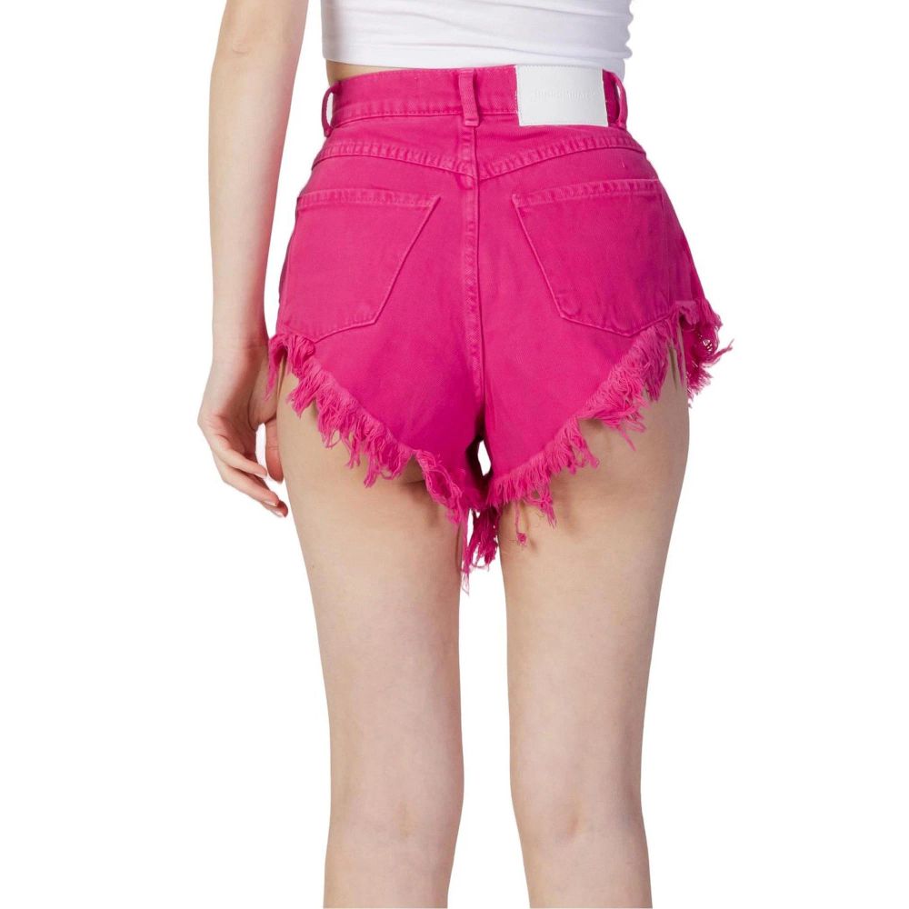 Hinnominate Fuchsia Cotton Shorts and Mini Shorts