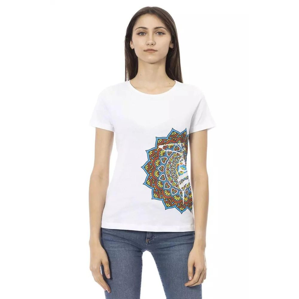 Trussardi Action Weiße Baumwoll-Tanktops