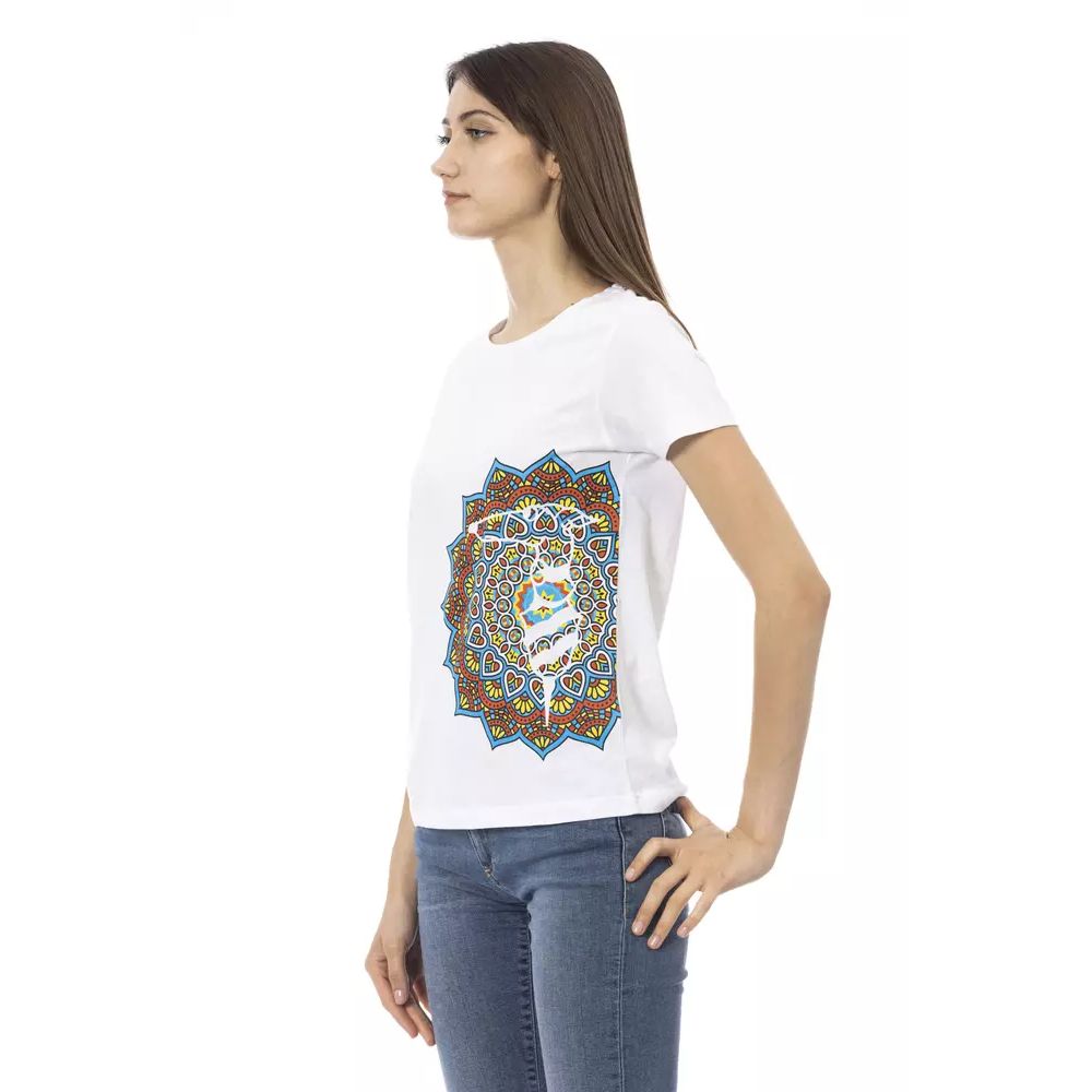 Trussardi Action Weiße Baumwoll-Tanktops