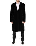 Dolce & Gabbana Schwarzer Baumwoll-Samt-Trenchcoat