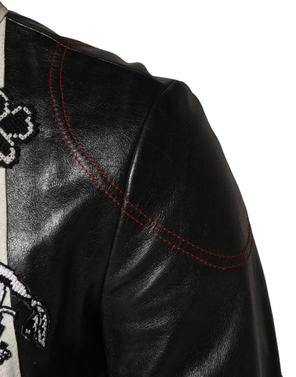 Dolce & Gabbana Multicolor Guns n' Roses Men's Full-Zip Biker Jacket