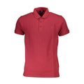 Cavalli Class Mehrfarbiges Poloshirt aus Baumwolle