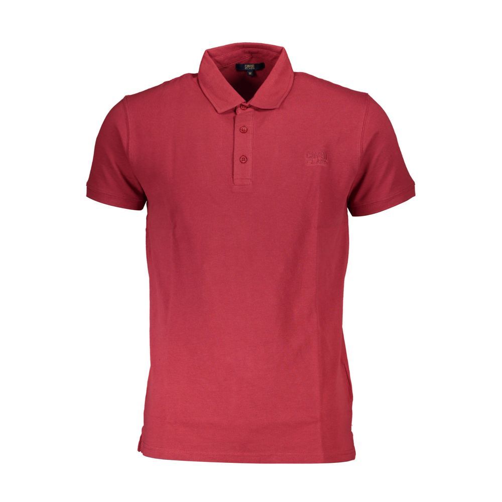 Cavalli Class Mehrfarbiges Poloshirt aus Baumwolle
